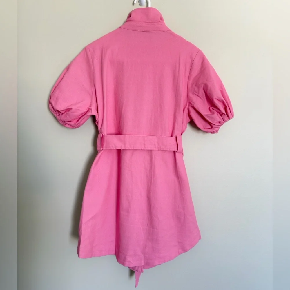 Runway Scout Pink Denim Dress S - Picture 3 of 3